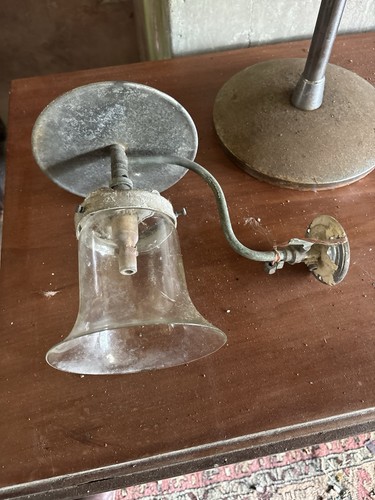 1930s gas lamp - 1930s, with