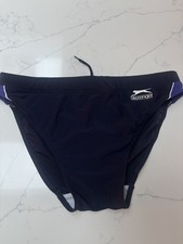 Men’s Swimwear Beachwear Blue Slazenger Large Vintage Swim  Gym Pool L