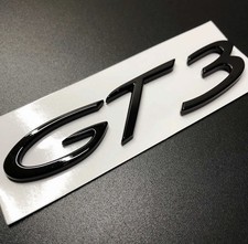 Rear GT3 Badge Gloss Black