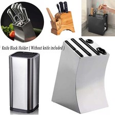 Knife Holder Knife Block Rack Kitchen Cutlery Set Holder Organisation Storage UK