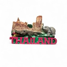Thailand Asia ceramic style collectable travel fridge magnet souvenir