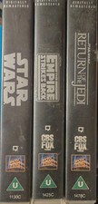 Star Wars Trilogy Limited Edition digital remastered Set VHS  Video Tapes x3