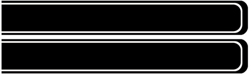 Racing stripes bonnet - x,