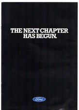 Ford Transit Van Mk3 1986 UK Market Launch 12pp Brochure 80 100 120 130 160 190