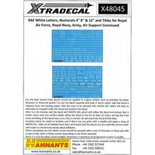 1:48 RAF White Letters