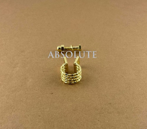 Gold quadruple twist - gold, post