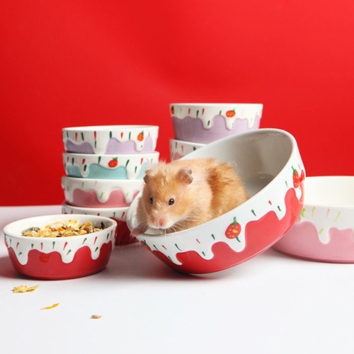 Hamster ceramic bowl small - hamster,