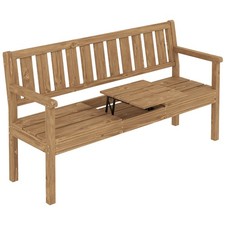 Outsunny wooden garden bench - wooden,