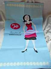TALA COOKWARE TEA TOWEL NEW WITH TAGS ~ VINTAGE STYLE QUALITY COTTON PANAMA