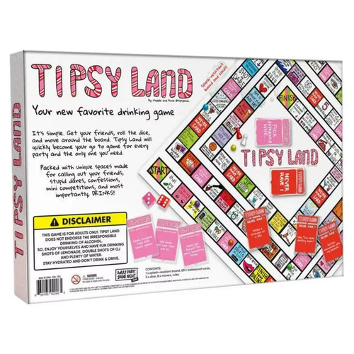 Tipsy land drinking - drinking, game