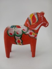 Dala Horse Swedish Orange