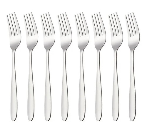 Stainless steel forks - stainless, silver