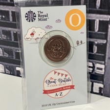 2018 10p Alphabet Letter Coin