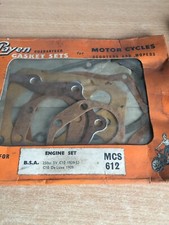 CLASSIC MOTORCYCLE  BSA 250cc C10   ORIGINAL GASKET SET NOS