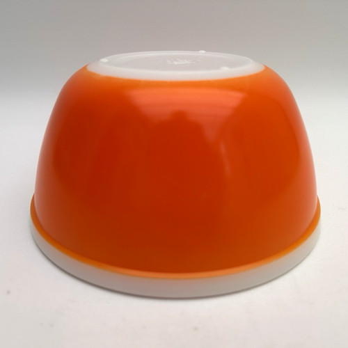 Vintage jaj pyrex bowl - vintage, orange