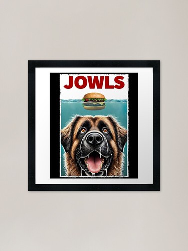 Funny leonberger and hamburger - funny,
