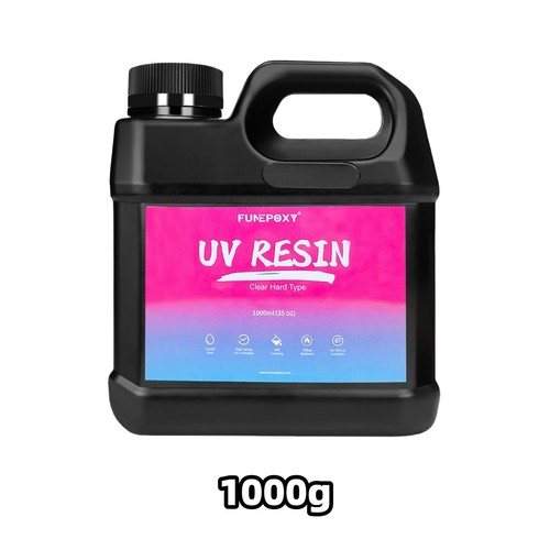 1000g resin crystal clear - uv,