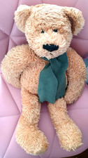 Hamleys Toy Shop Cute Teddy Bear Seeks New Home Green Scarf Soft Toy Plush