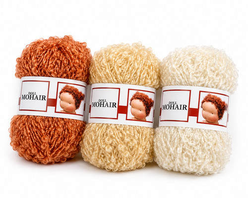 Witte engel mohair boucle - de,