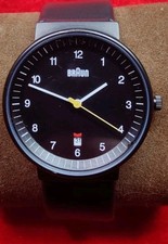 Braun Mens date just Watch
