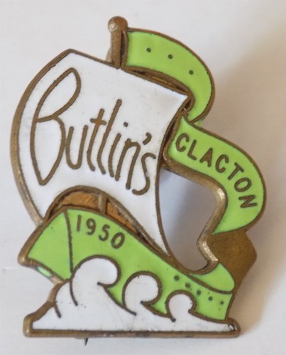 Butlins holiday camp badge - butlins,
