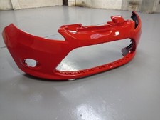Ford Fiesta 2008-2012 Brand New Front Bumper  With Fog Holes Colorado Red 