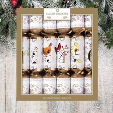 12 Days Of Christmas Crackers Traditional Christmas Crackers Pack Of 12 14 Inch