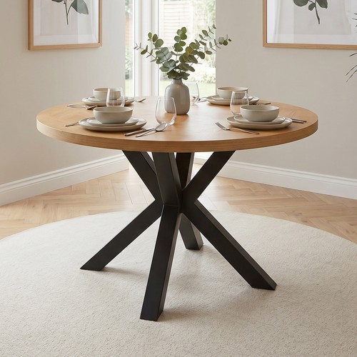 Round dining table black - round,