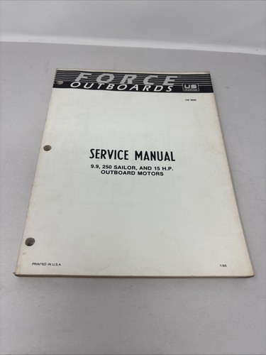 Force outboards service manual - force,