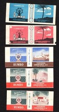 Matchbox labels : 5 Canary Isles ARTB