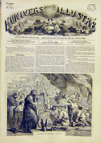 Original old antique - antique, print