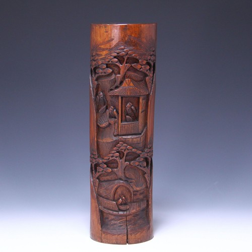 Tall chinese carved bamboo - tall,