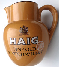 Vintage Haig Scotch Whisky Jug / water jug. Carlton ware pottery mark