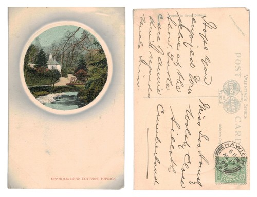 Vintage postcard denholm - postcard,