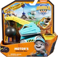 Paw Patrol Rubble and Crew Motors Wrecking Ball Toy Truck