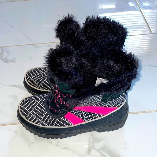 Sorel pink and - black, ankle