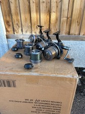 Daiwa Emcast Evos 5500 with baitrunners and 3 spare spools