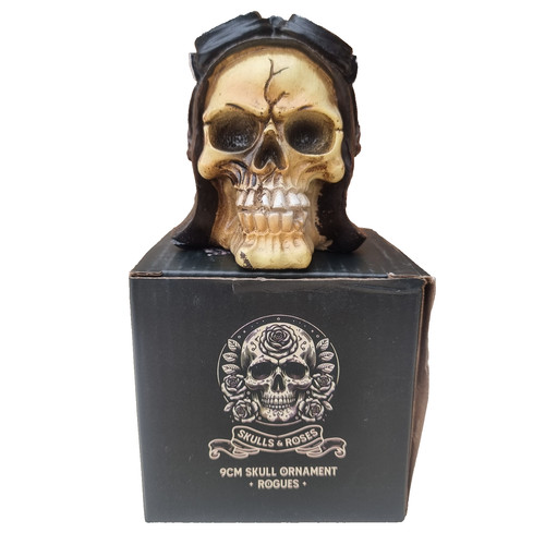 Gothic skull ornament aviator - gothic,