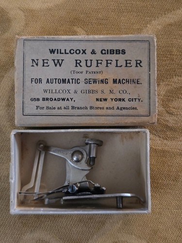 Willcox and gibbs - and,