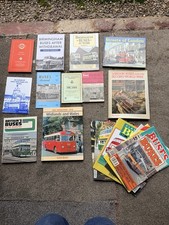 Selection old bus books - old,