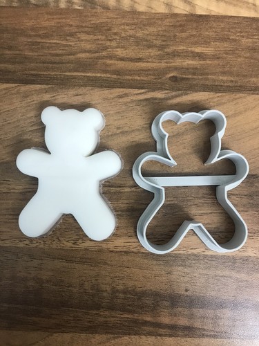 Teddy bear cookie cutters - bear,