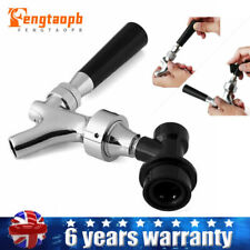 Stainless Steel Stem Self-Closing Beer Keg Tap Faucet With Ball Lock Disconnect