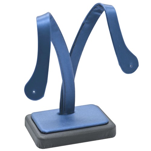 Blue leatherette jewelry - blue,
