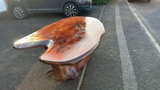 Large Root live edge Teak wood dining table