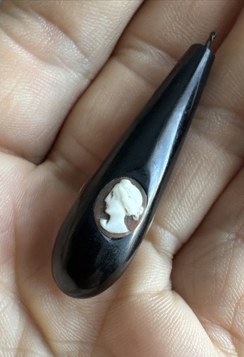 Antique vicotrian whitby jet - antique,