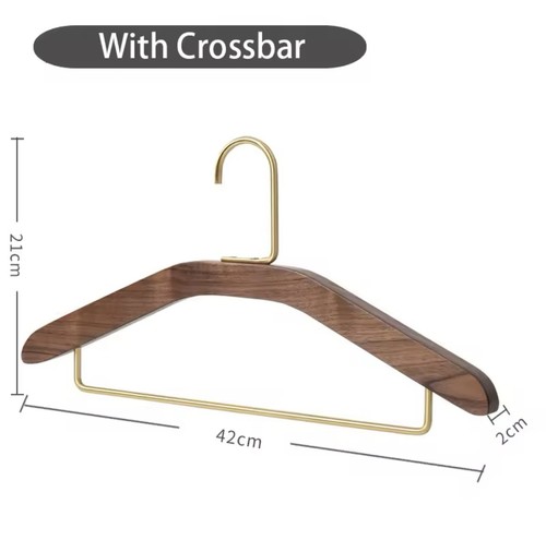 Luxury walnut clothes hangers - walnut,