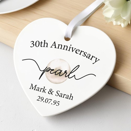 30th anniversary gifts pearl - 30th,
