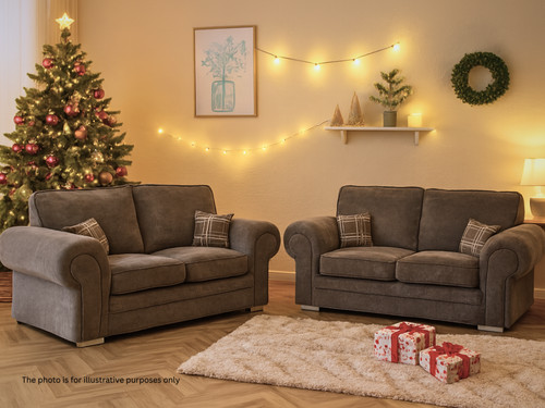 Grey sofa set high - grey,