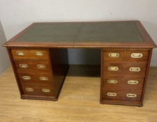 Rare C19th teak military three