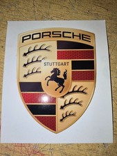 Genuine Porsche Crest Sticker Badge wap0130050mcst 911 914 356 912 996 Bonnet